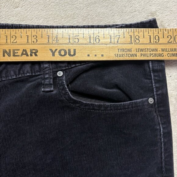 Gap Pants Womens 34L Long Black Perfect Boot Corduroy Mid Rise Bootcut‎ - Picture 5 of 12